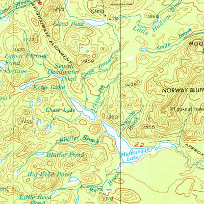 United States Geological Survey Presque Isle, ME (1954, 250000-Scale) digital map