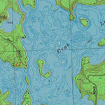 United States Geological Survey Presque Isle, WI-MI (1981, 24000-Scale) digital map