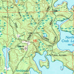 United States Geological Survey Presque Isle, WI-MI (1999, 24000-Scale) digital map