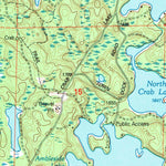 United States Geological Survey Presque Isle, WI-MI (1999, 24000-Scale) digital map