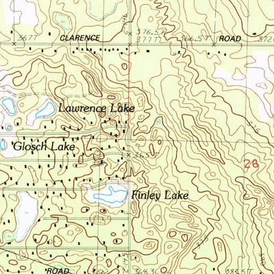 United States Geological Survey Prestle Creek, MI (1983, 25000-Scale) digital map