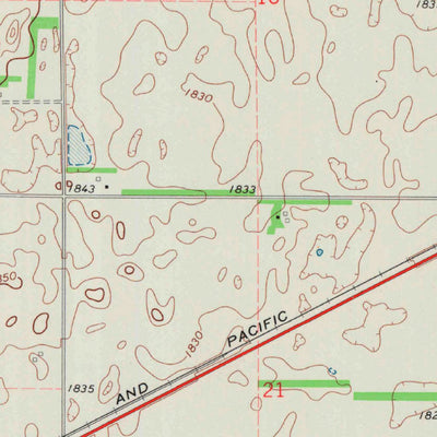 United States Geological Survey Preston, KS (1971, 24000-Scale) digital map