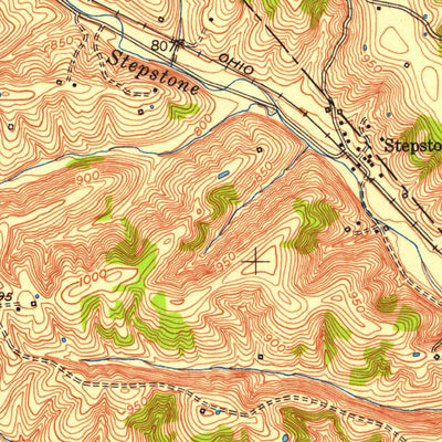 United States Geological Survey Preston, KY (1952, 24000-Scale) digital map