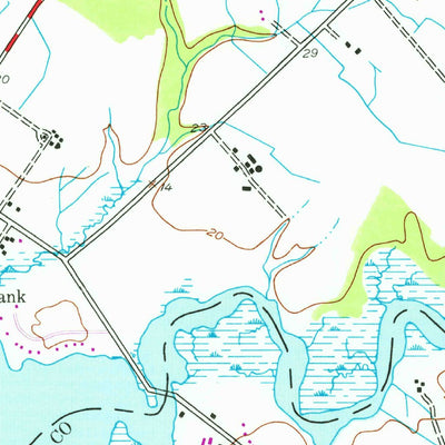 United States Geological Survey Preston, MD (1944, 24000-Scale) digital map