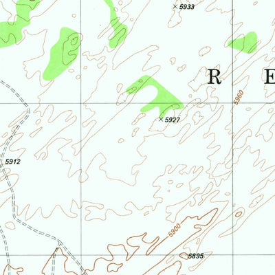 United States Geological Survey Preston Mesa North, AZ (1982, 24000-Scale) digital map