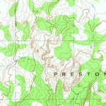 United States Geological Survey Preston Mesa North, AZ (1982, 24000-Scale) digital map