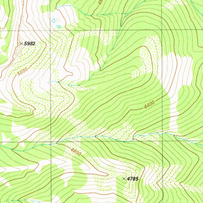 United States Geological Survey Preston Peak, CA (1982, 24000-Scale) digital map