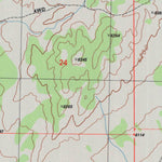 United States Geological Survey Preston Reservoir, NV (1990, 24000-Scale) digital map
