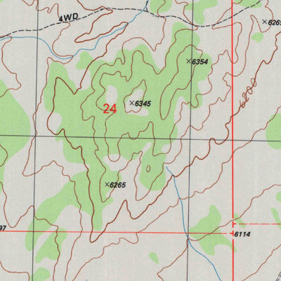 United States Geological Survey Preston Reservoir, NV (1990, 24000-Scale) digital map