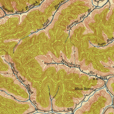United States Geological Survey Prestonsburg, KY (1915, 62500-Scale) digital map