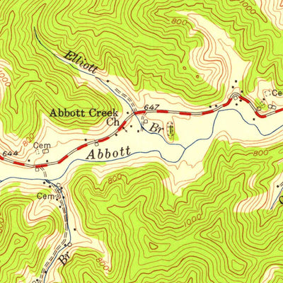 United States Geological Survey Prestonsburg, KY (1954, 24000-Scale) digital map