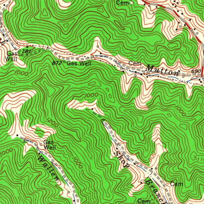 United States Geological Survey Prestonsburg, KY (1962, 24000-Scale) digital map