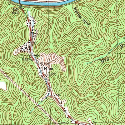 United States Geological Survey Prestonsburg, KY (1992, 24000-Scale) digital map