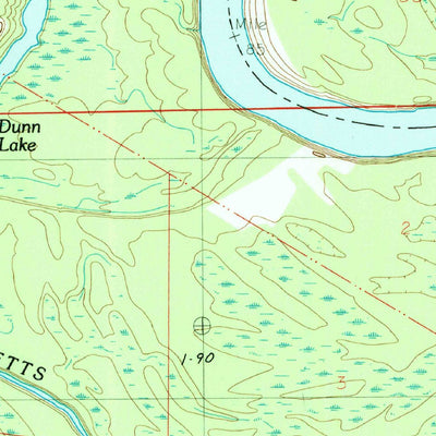 United States Geological Survey Prestwick, AL (1983, 24000-Scale) digital map