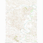 United States Geological Survey Pretty Butte, ND (1980, 24000-Scale) digital map
