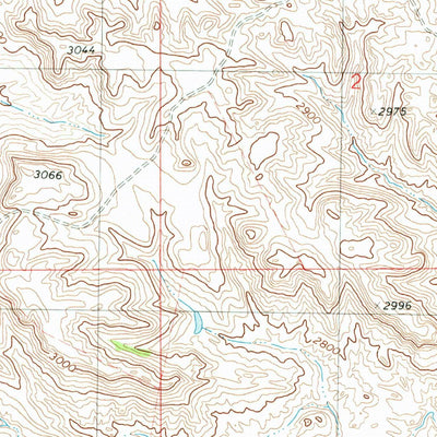 United States Geological Survey Pretty Butte, ND (1980, 24000-Scale) digital map
