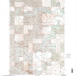 United States Geological Survey Pretty Butte, ND (1997, 24000-Scale) digital map