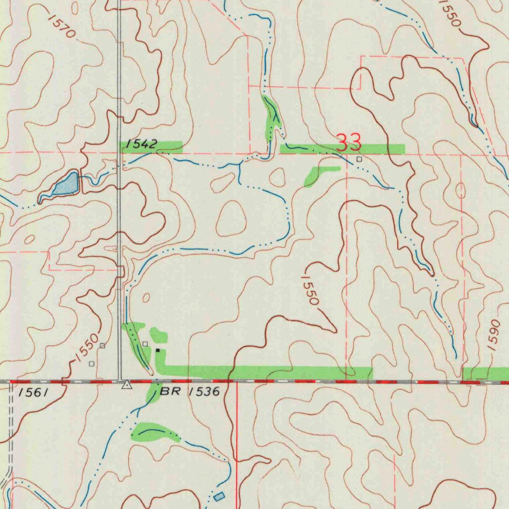 Pretty Prairie, KS (1971, 24000-Scale) Map by United States Geological ...