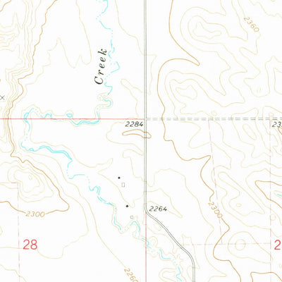 United States Geological Survey Pretty Rock Butte SE, ND (1972, 24000-Scale) digital map