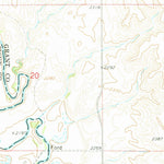 United States Geological Survey Pretty Rock Butte SE, ND (1972, 24000-Scale) digital map