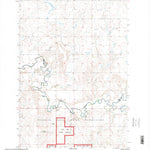 United States Geological Survey Pretty Rock Butte SE, ND (1998, 24000-Scale) digital map