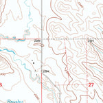 United States Geological Survey Pretty Rock Butte SE, ND (1998, 24000-Scale) digital map