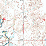 United States Geological Survey Pretty Rock Butte SE, ND (1998, 24000-Scale) digital map