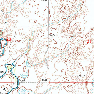 United States Geological Survey Pretty Rock Butte SE, ND (1998, 24000-Scale) digital map