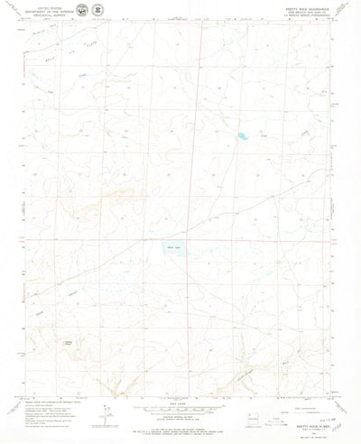 United States Geological Survey Pretty Rock, NM (1966, 24000-Scale) digital map