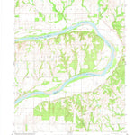 United States Geological Survey Prettyhair Creek, OK (1978, 24000-Scale) digital map