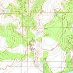 United States Geological Survey Prettyhair Creek, OK (1978, 24000-Scale) digital map