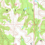 United States Geological Survey Prettyhair Creek, OK (1978, 24000-Scale) digital map