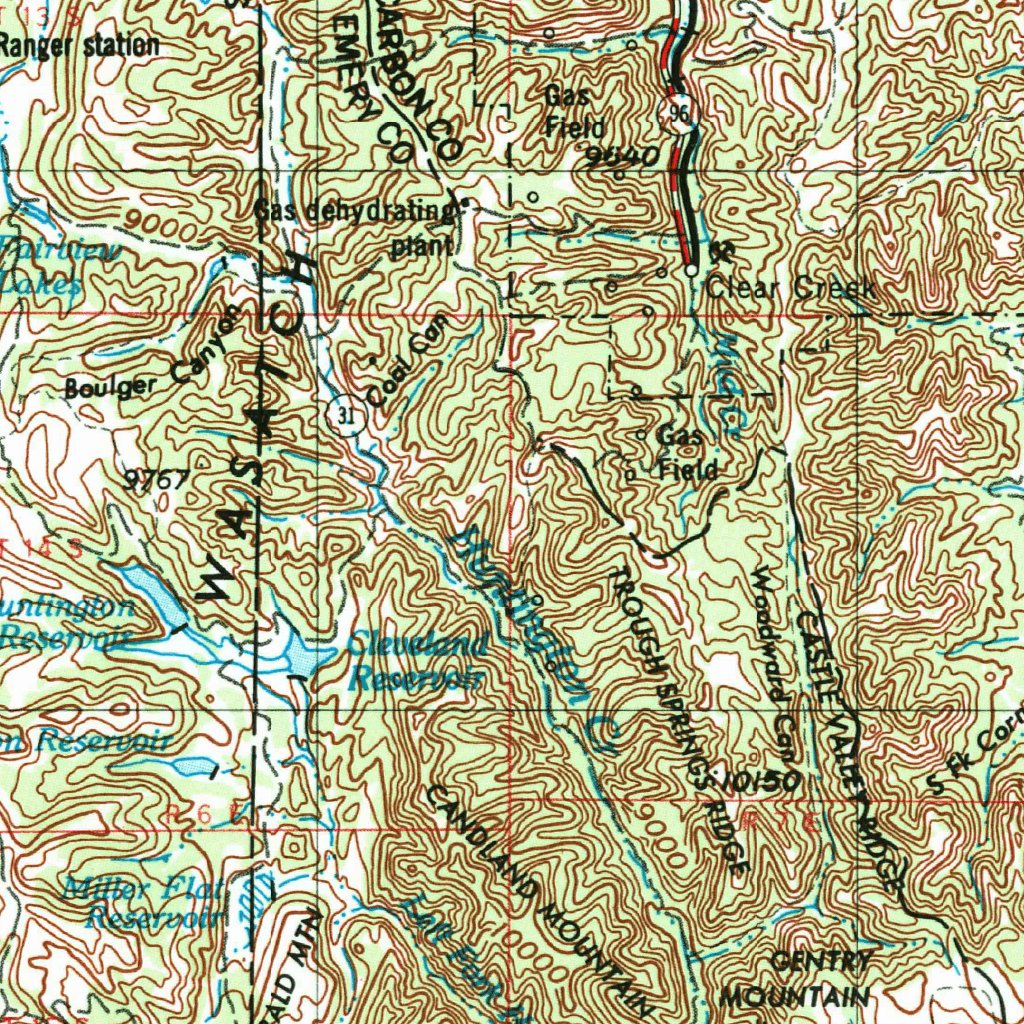 Map Scale Utah Price, UT (1956, 250000-Scale) Map by United States Geological Survey ...