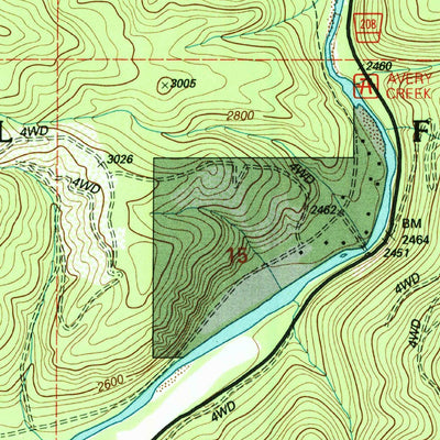 United States Geological Survey Prichard, ID (1996, 24000-Scale) digital map