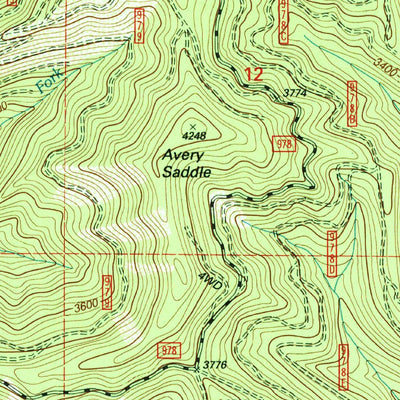 United States Geological Survey Prichard, ID (1996, 24000-Scale) digital map
