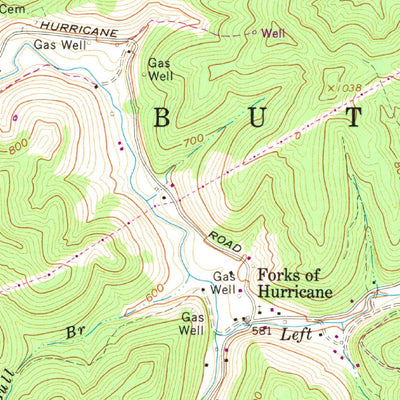 United States Geological Survey Prichard, WV-KY (1962, 24000-Scale) digital map
