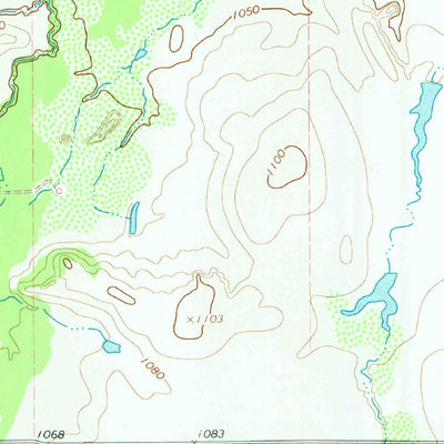 United States Geological Survey Prickly Pear Branch, TX (1964, 24000-Scale) digital map