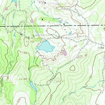 United States Geological Survey Prickly Pear Branch, TX (1964, 24000-Scale) digital map