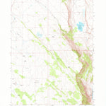 United States Geological Survey Priday Reservoir, OR (1967, 24000-Scale) digital map