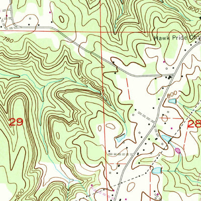 United States Geological Survey Pride, AL (1971, 24000-Scale) digital map