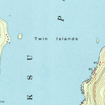 United States Geological Survey Priest Lake NE, ID (1967, 24000-Scale) digital map
