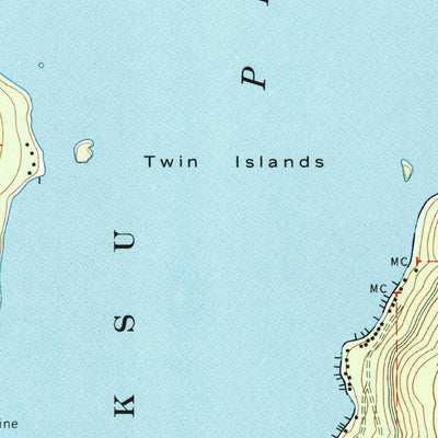 United States Geological Survey Priest Lake NE, ID (1967, 24000-Scale) digital map