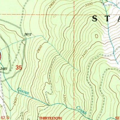 United States Geological Survey Priest Lake NE, ID (1996, 24000-Scale) digital map