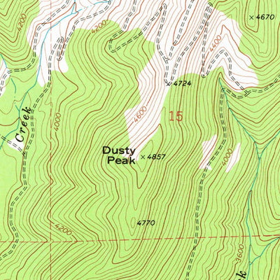 United States Geological Survey Priest Lake NW, ID (1967, 24000-Scale) digital map