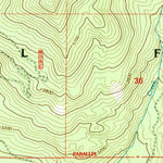 United States Geological Survey Priest Lake NW, ID (1996, 24000-Scale) digital map