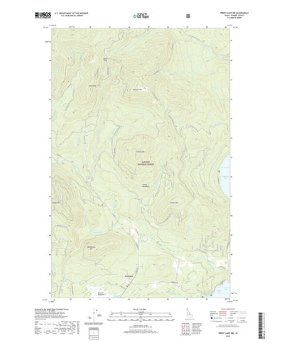 United States Geological Survey Priest Lake NW, ID (2020, 24000-Scale) digital map
