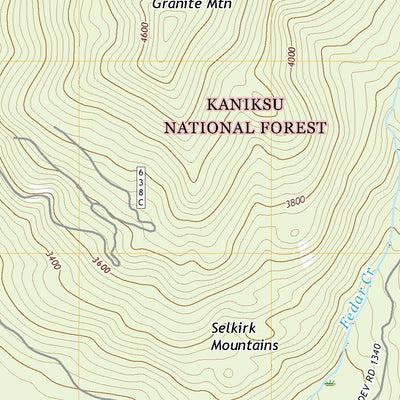 United States Geological Survey Priest Lake NW, ID (2020, 24000-Scale) digital map