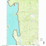 United States Geological Survey Priest Lake SE, ID (1996, 24000-Scale) digital map