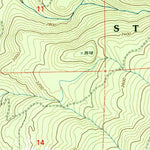 United States Geological Survey Priest Lake SE, ID (1996, 24000-Scale) digital map