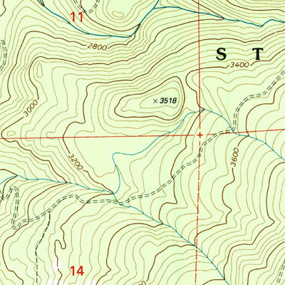 United States Geological Survey Priest Lake SE, ID (1996, 24000-Scale) digital map